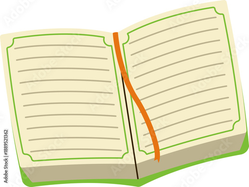 Holy Al Quran Open Book with Blank Pages