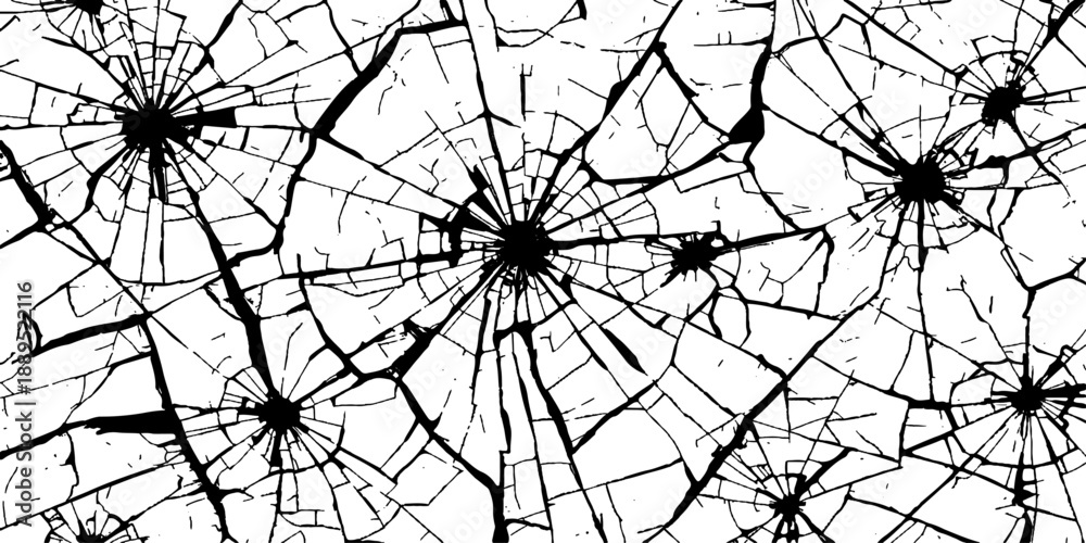 Obraz premium A macro grunge illustration of a seamless black and white spider web pattern on a dark nature background creates a spooky Halloween silhouette of an arachnid trap net