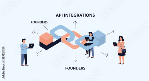 API Integration and Founders Collaboration for Business Development.