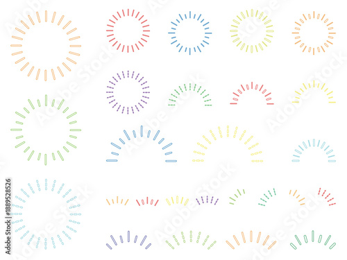 強調あしらいふちどりセット2