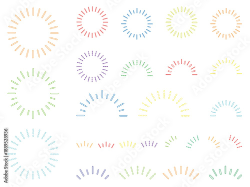 強調あしらいふちどりセット2
