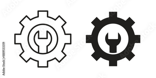 Maintainance icons suitable for infographics, websites and print media and interfaces. Line vector icon.