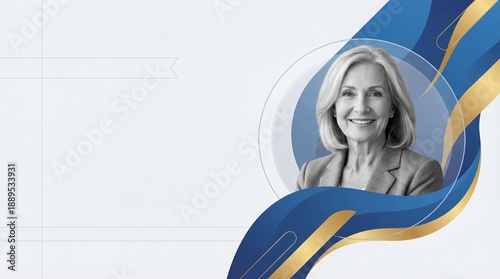 Clean Web Design Theme Using Hi-Res Graphic Design of Isolated Woman with isolated, web design, executive, woman, graphic design, hi-res