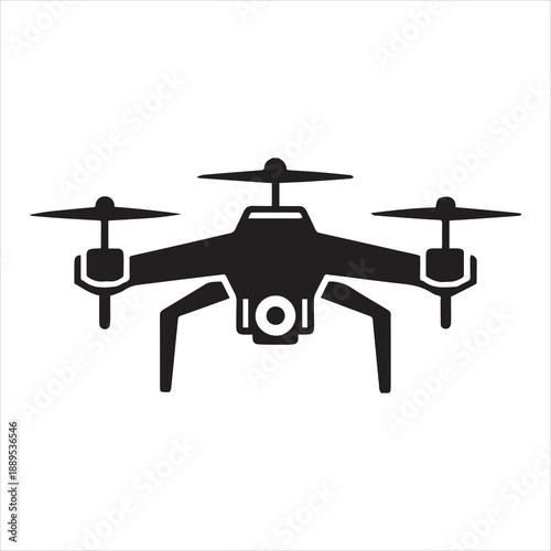 drone illustration vector silhouette
