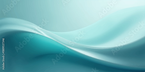 Smooth blue abstract wave background featuring a digital gradient design with flowing curves and fractal motion energy textures for a modern wallpaper backdrop
