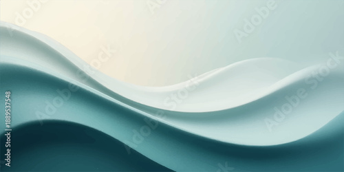 Abstract blue wave design featuring soft light curves and dynamic motion lines on a creative vector texture backdrop for a professional business wallpaper illustration