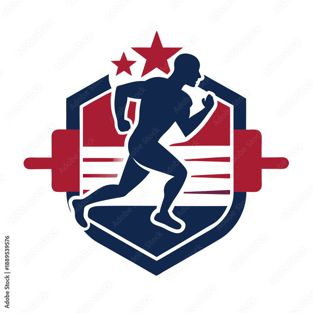 Fototapeta premium Gym or fitness logo 