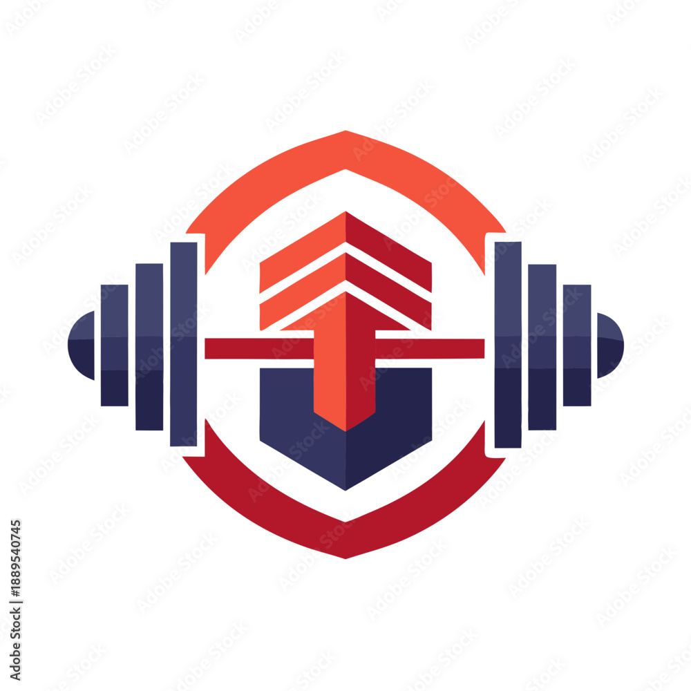 Fototapeta premium Gym or fitness logo