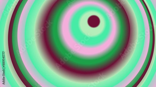 Vibrant concentric circles colorful pattern.