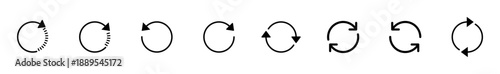 Refresh icon vector isolated on white background. Reload icon vector. Update icon. convert icon