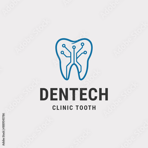 Dental technology logo concept
