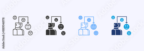 Coping Wiht Change Icon Set Multiple Style Collection