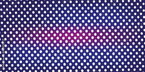 Led pixel screen display with bright blue and purple dots forming digital wall background. Futuristic technology pattern for video walls, presentations or electronic advertising. Tv display panel