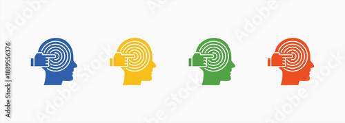 Triggers Icon Set Color Multiple Style Collection