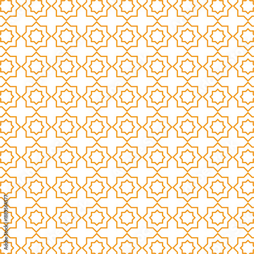 Seamless abstract geometric pattern in islamic style. Ramadhan islamic patern