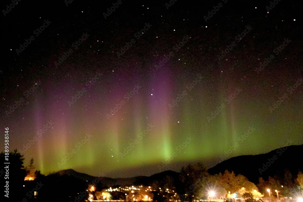 Fototapeta premium aurora over the sea