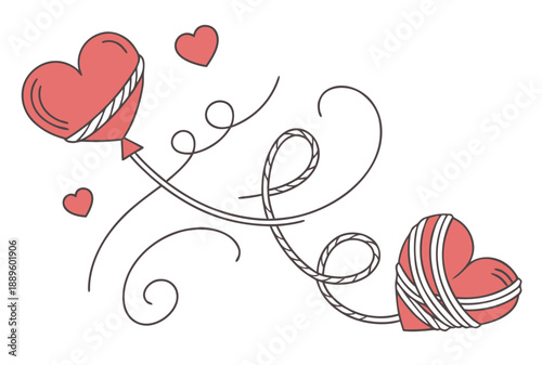 Love Emotion Abstract Illustration Minimal Vector (7)