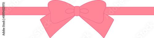 pink ribbon bow