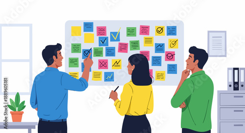 Team Brainstorming Session.