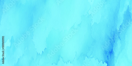 light blue watercolor texture on white paper background bright cyan wash provides a clean, artistic aesthetic perfect for wedding invitations, web banners.