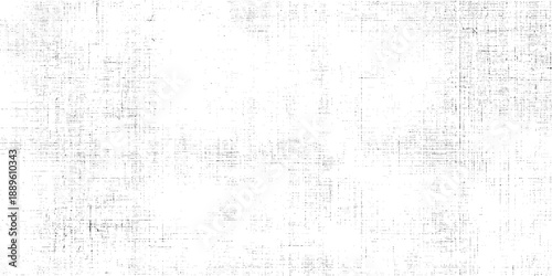 Distressed texture grunge overlay with subtle linen weave pattern and black ink splatter on white background weathered details, making it ideal for vintage photo effects.