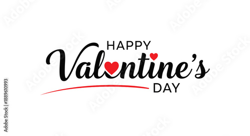 A visually appealing valentine s day graphic features elegant cursive lettering with a heart replacing the letter o in valentine s