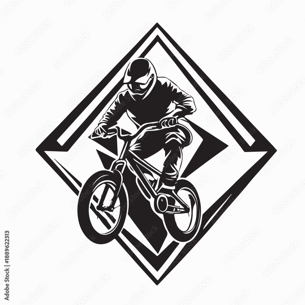 Obraz premium Bmx freestyle Vector Images And Graphics for Commercial Use