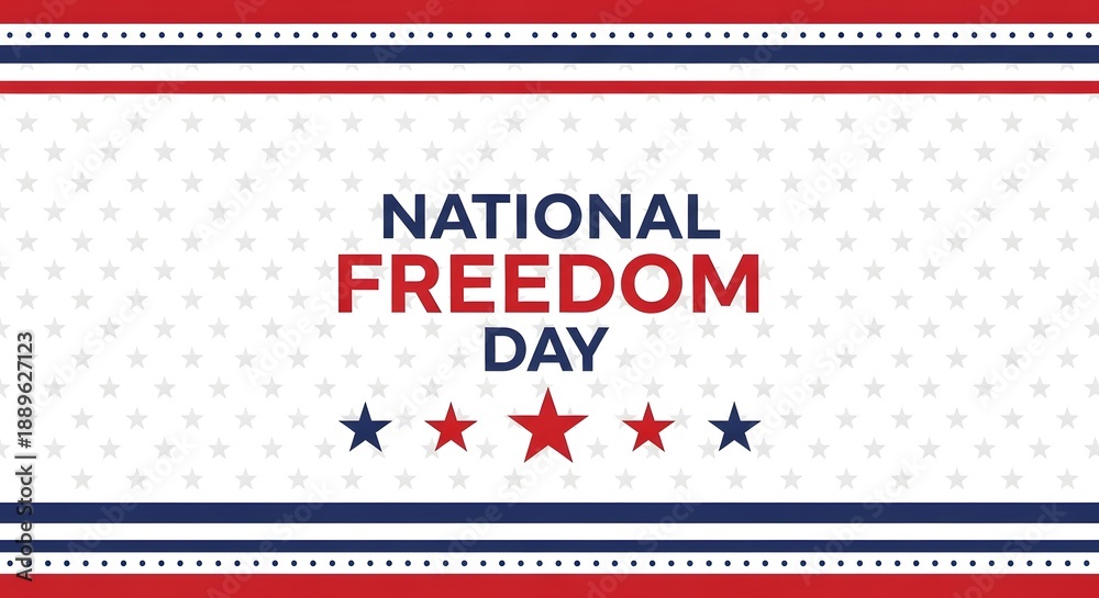 Obraz premium National freedom day celebration with patriotic theme