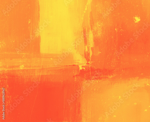 Abstract textured painting background in amber colours. Use it as your wallpaper, poster and banner design.