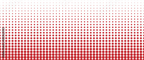 Modern Red Halftone Pattern Gradient Background Vector Design