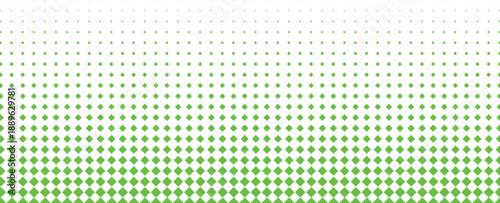 Vintage Green Halftone Texture Black and White Vector Background