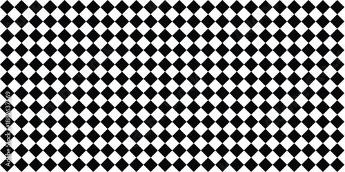 Seamless Black and White Diamond Geometric Pattern . repeats with precise symmetry across the surface, creating a bold monochrome design .