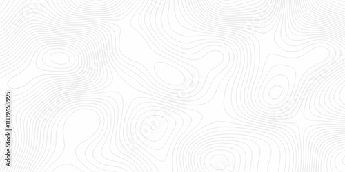 white and gray line location discovery vector topo map design White paper background. topographic world grid wave Topographic map geographic line texture.