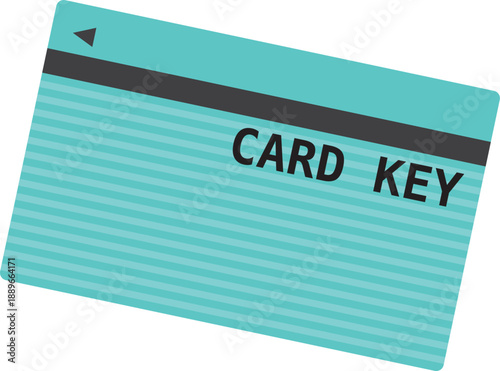 差し込み式カードキーのイメージイラスト
