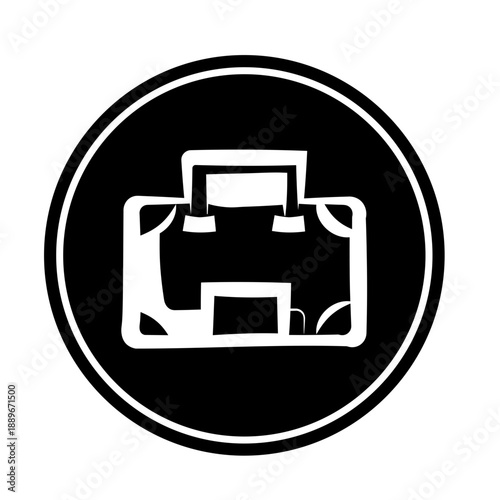 Icon feel with summer time and white background