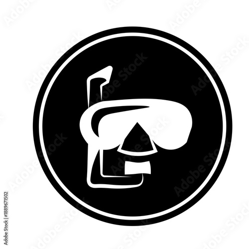 Icon feel with summer time and white background