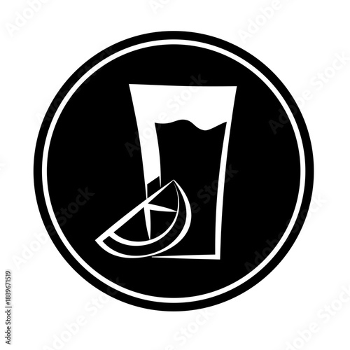 Icon feel with summer time and white background