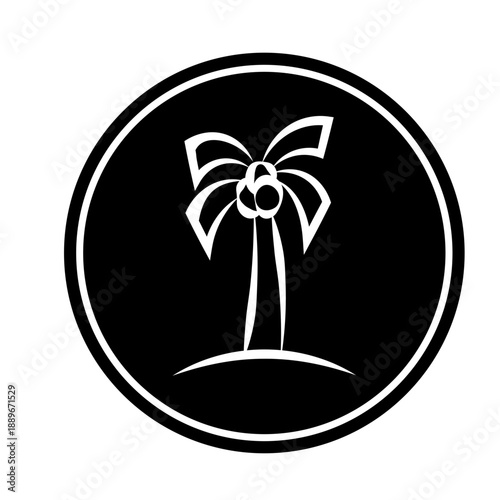 Icon feel with summer time and white background