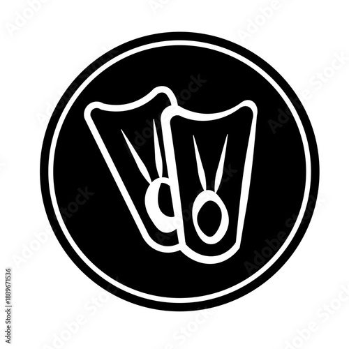 Icon feel with summer time and white background