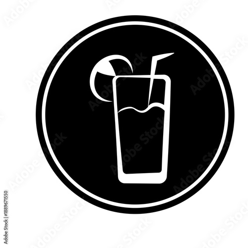 Icon feel with summer time and white background