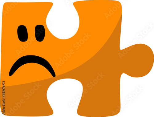 Toy Puzzle Character Illustration