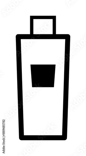 シンプルな化粧水ボトルのアイコン