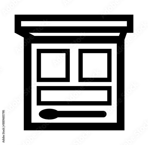 シンプルなアイシャドウのアイコン