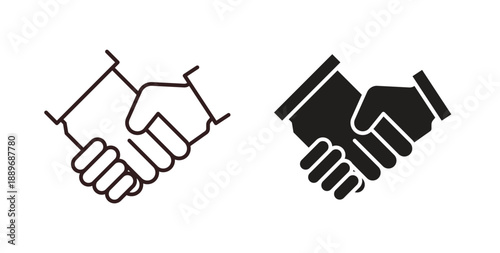 Partner icon element for design projects