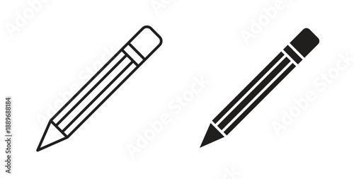 Pencil icon element for design projects