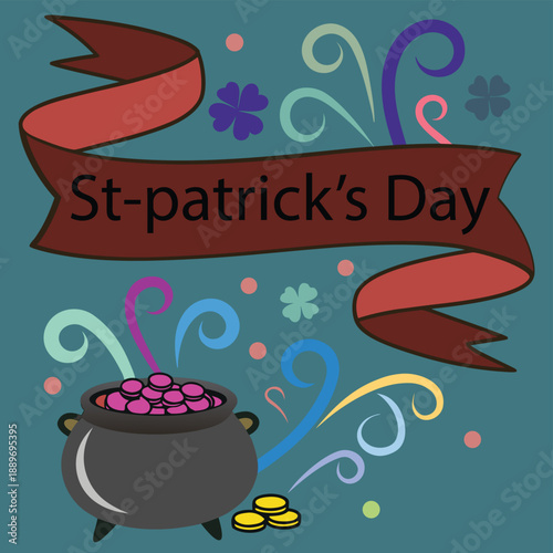 Vector illustration of a barbecue over an abstract background