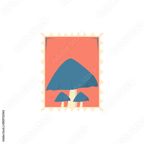 Vintage Nature Postage Stamp