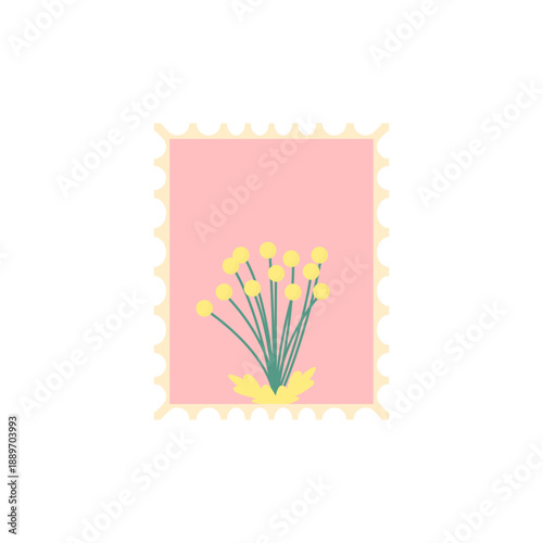 Vintage Nature Postage Stamp