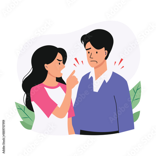 Locked Away Truth Vector Flat Illustration EPS 10 File