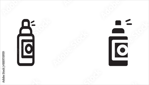 bottle icon set,  on a white background	
